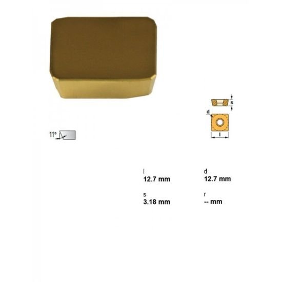 Picture of Canela Tool SPKN42EDER-3AKM15 Milling Insert Square